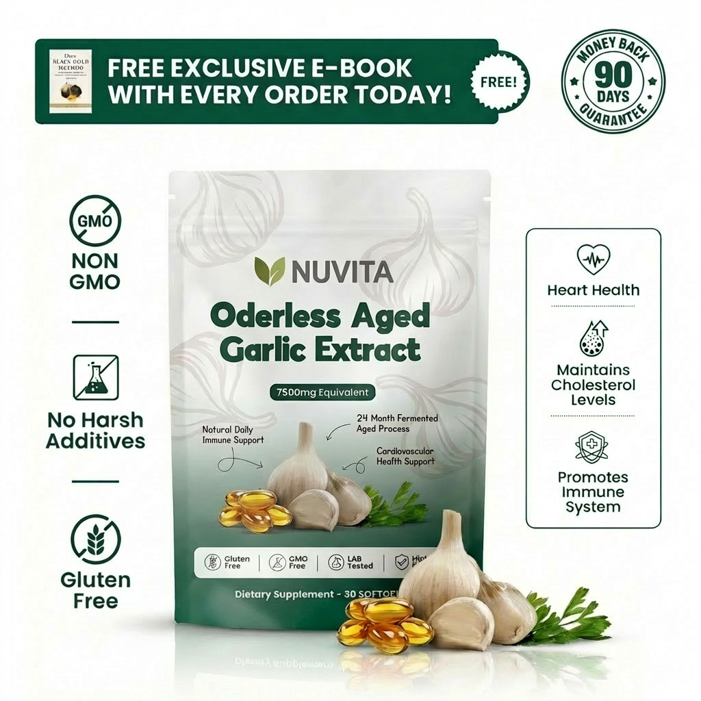 Aged Garlic Extract - 7500mg Odorless Softgels