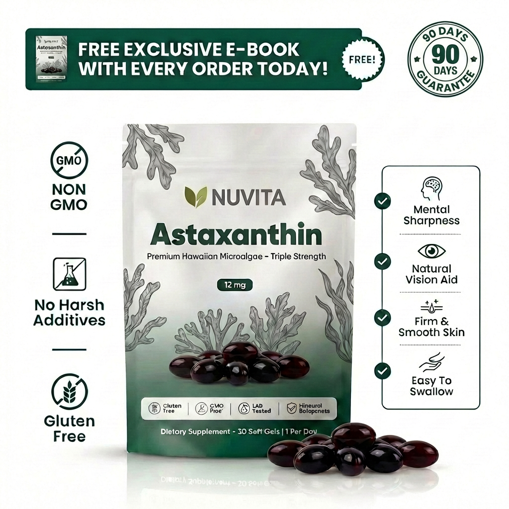 Astaxanthin Nature's Most Powerful Antioxidant See Clearly Again. Naturally.